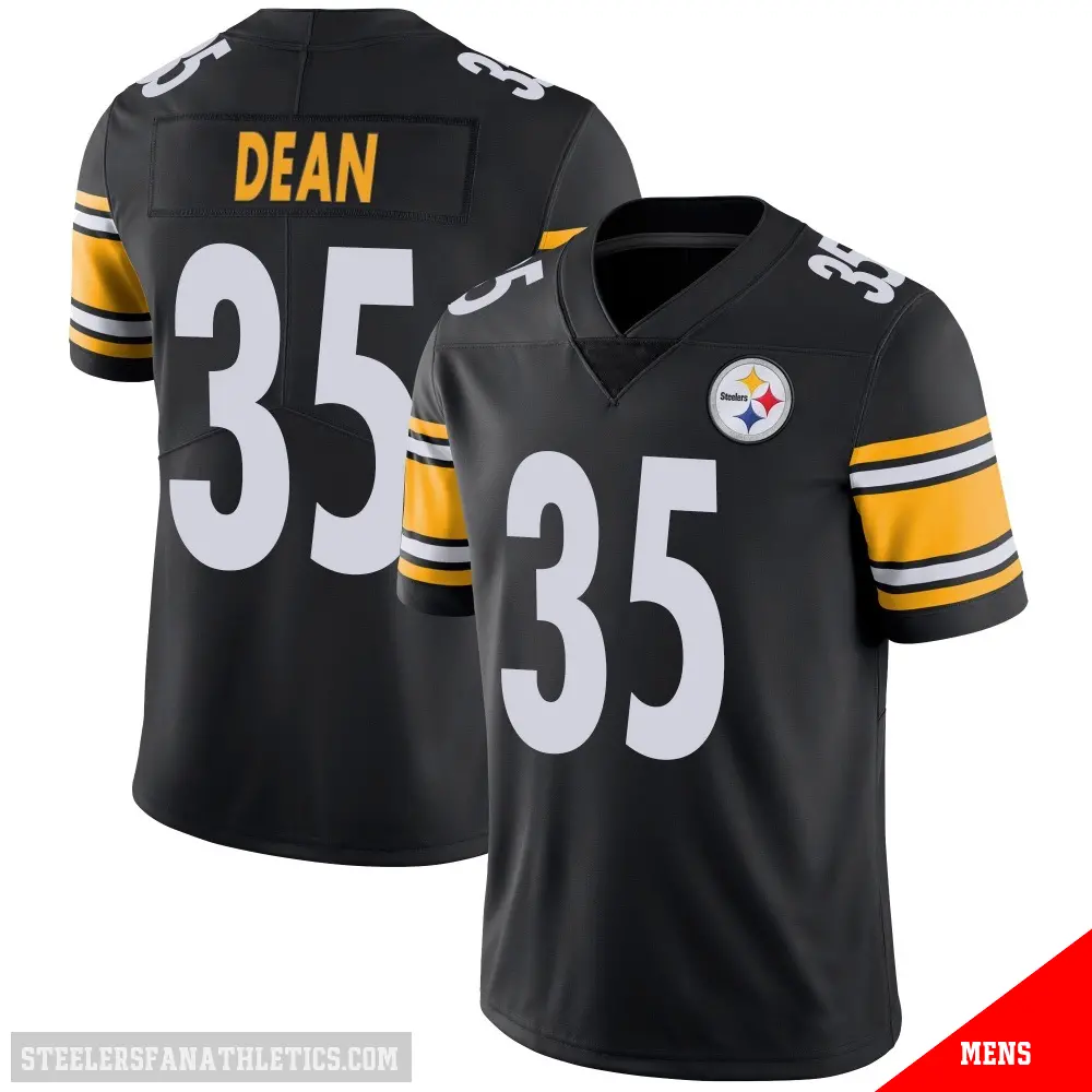 35 Men's Jamel Dean Black Limited Pittsburgh Steelers Team Color